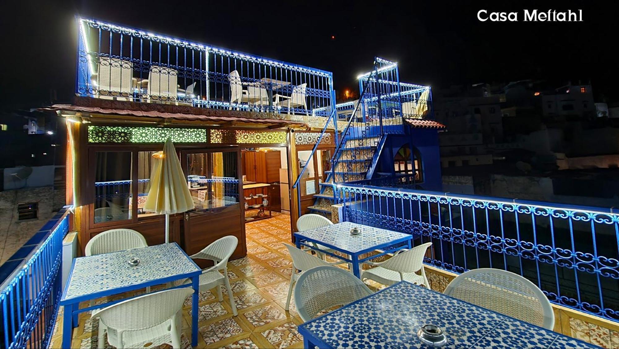 Casa Meftah Blue Apartman Chefchaouen Kültér fotó