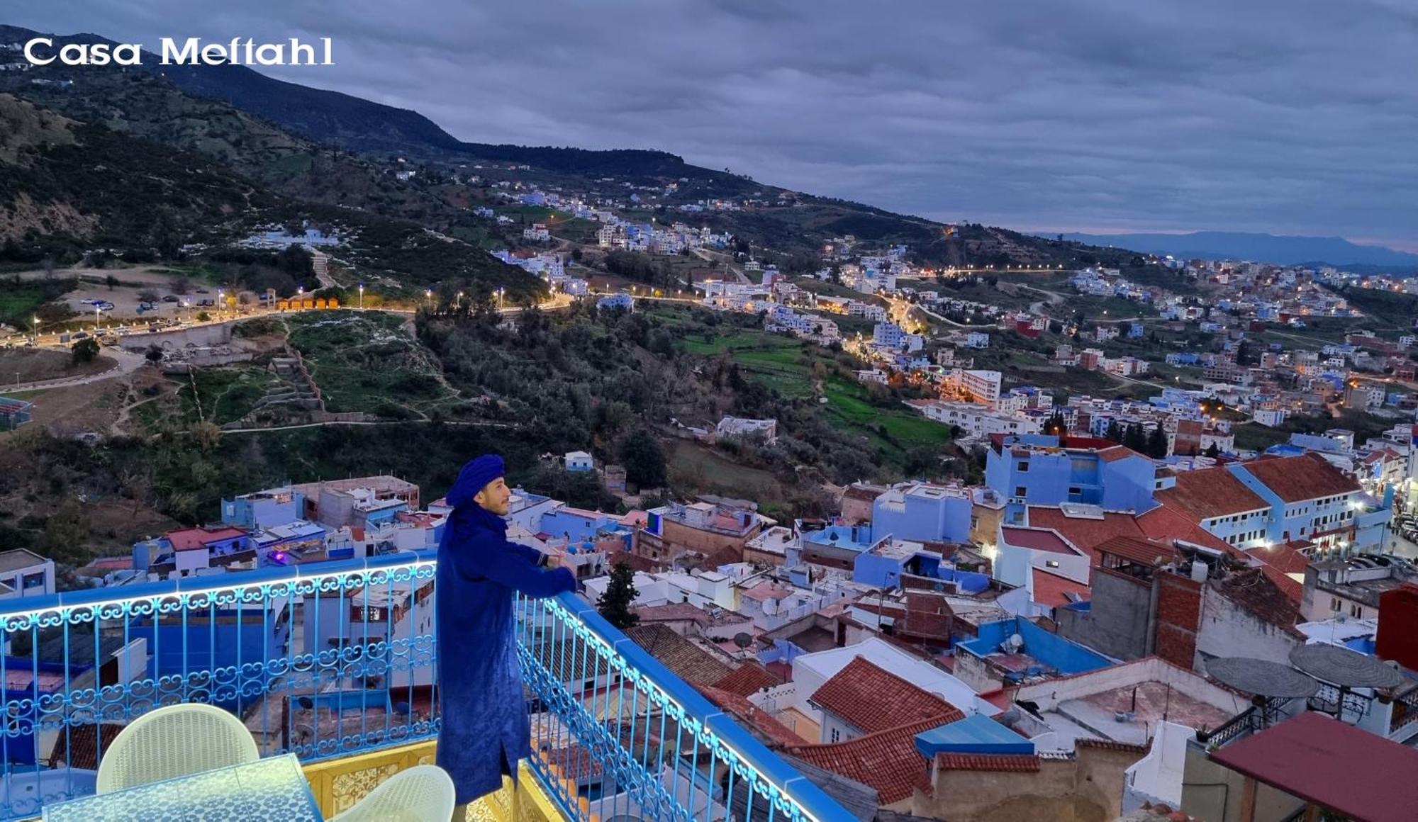 Casa Meftah Blue Apartman Chefchaouen Kültér fotó