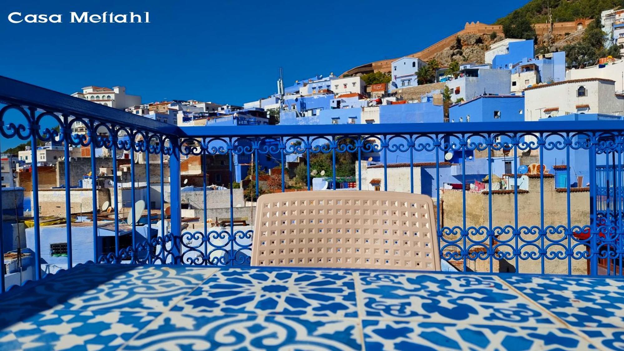 Casa Meftah Blue Apartman Chefchaouen Kültér fotó
