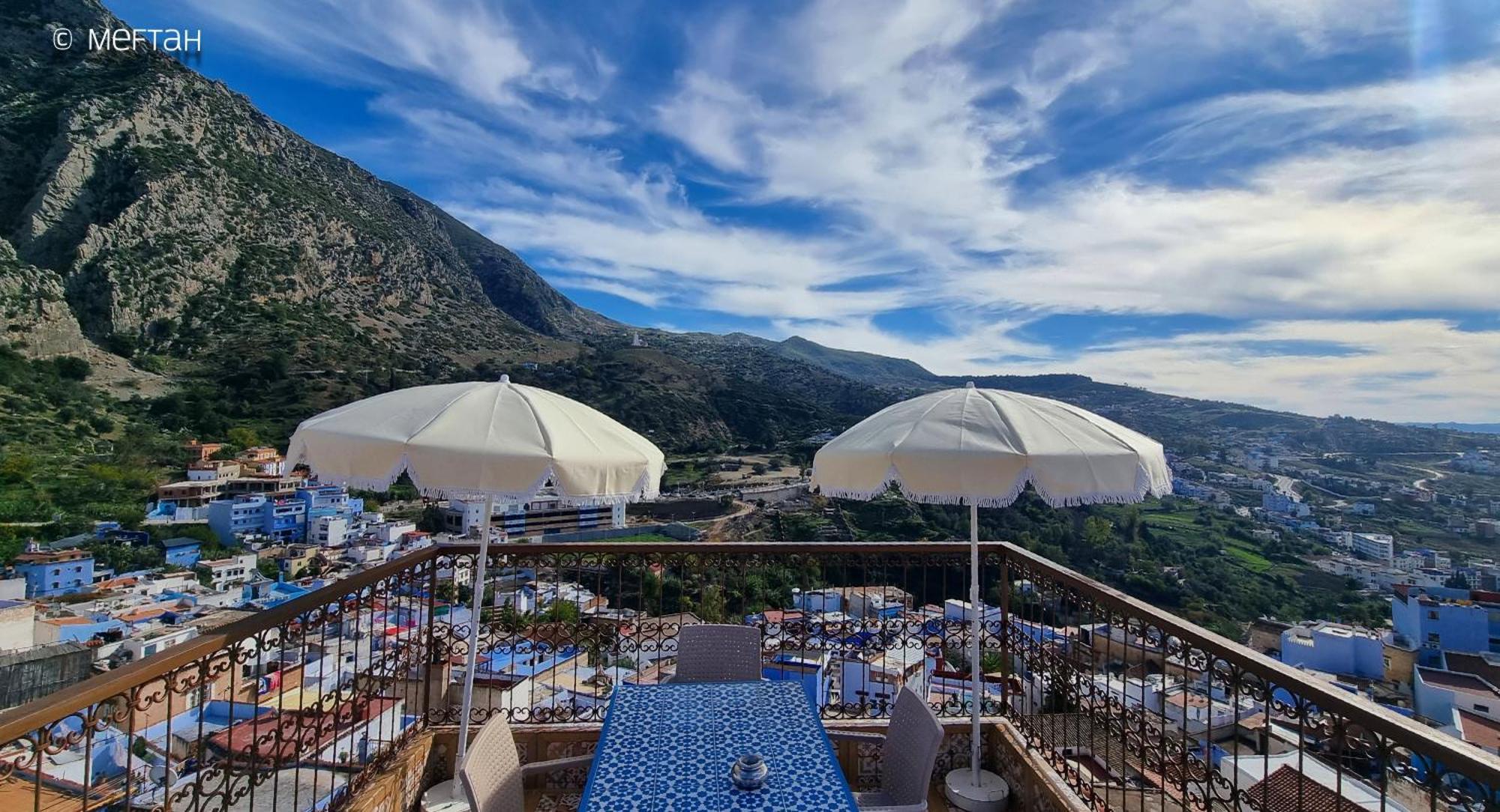 Casa Meftah Blue Apartman Chefchaouen Kültér fotó