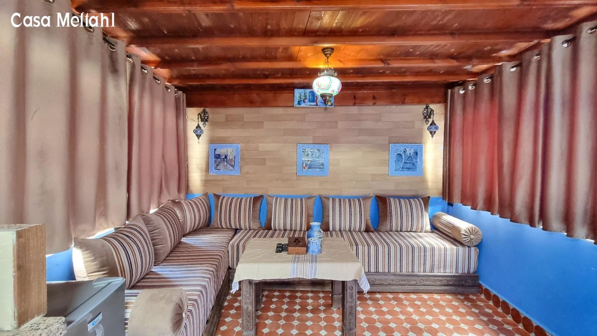 Casa Meftah Blue Apartman Chefchaouen Kültér fotó