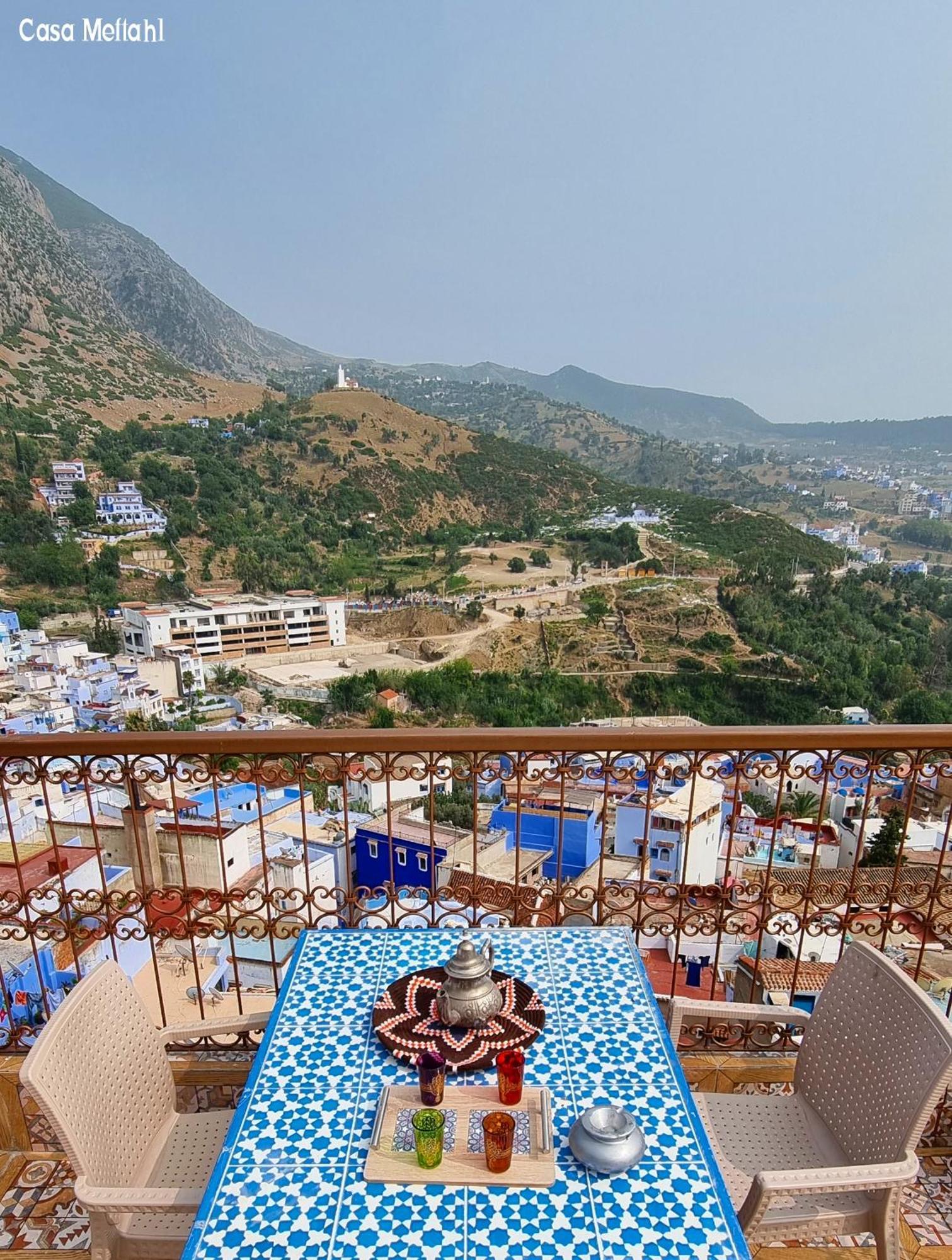 Casa Meftah Blue Apartman Chefchaouen Kültér fotó