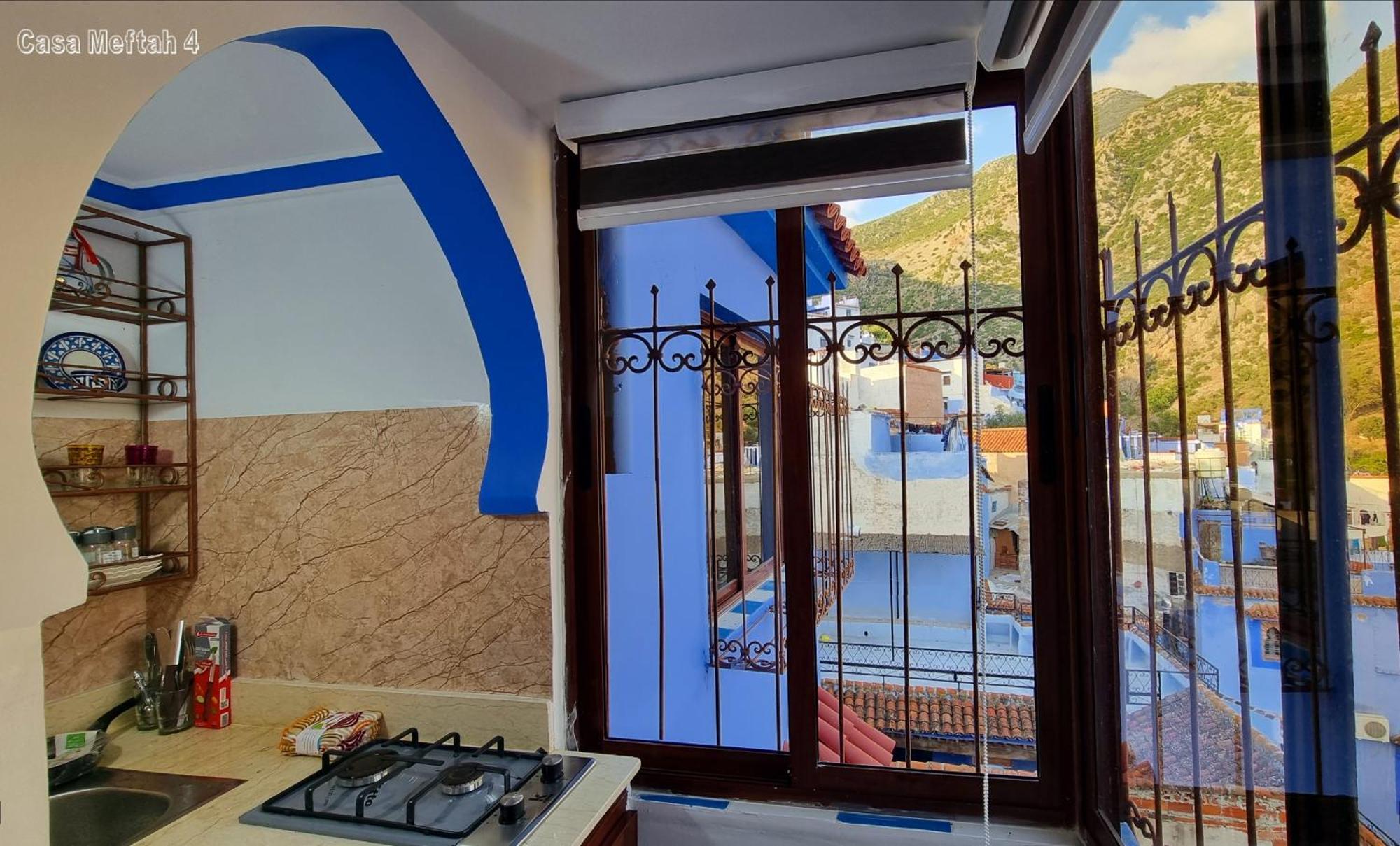 Casa Meftah Blue Apartman Chefchaouen Kültér fotó