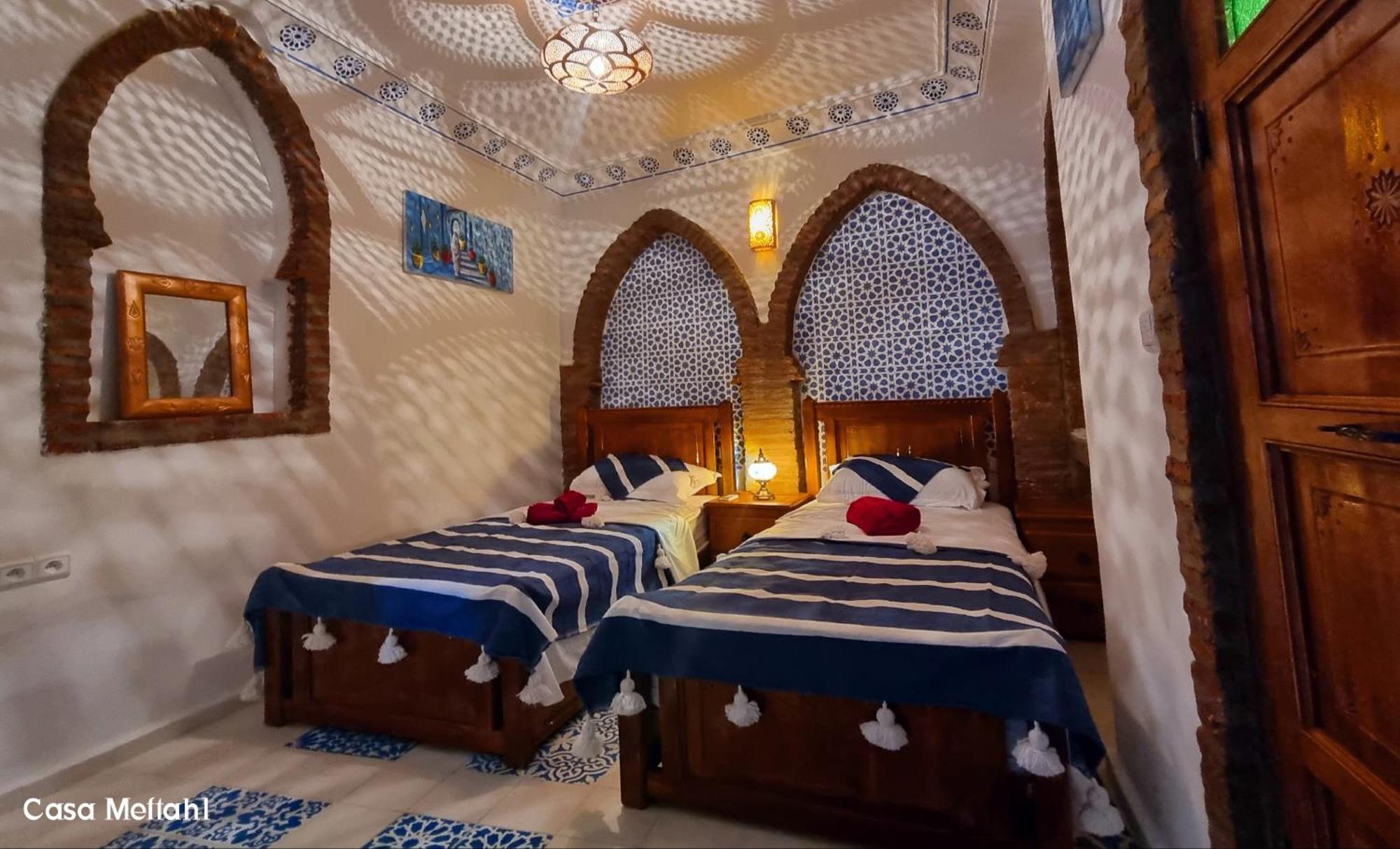 Casa Meftah Blue Apartman Chefchaouen Kültér fotó