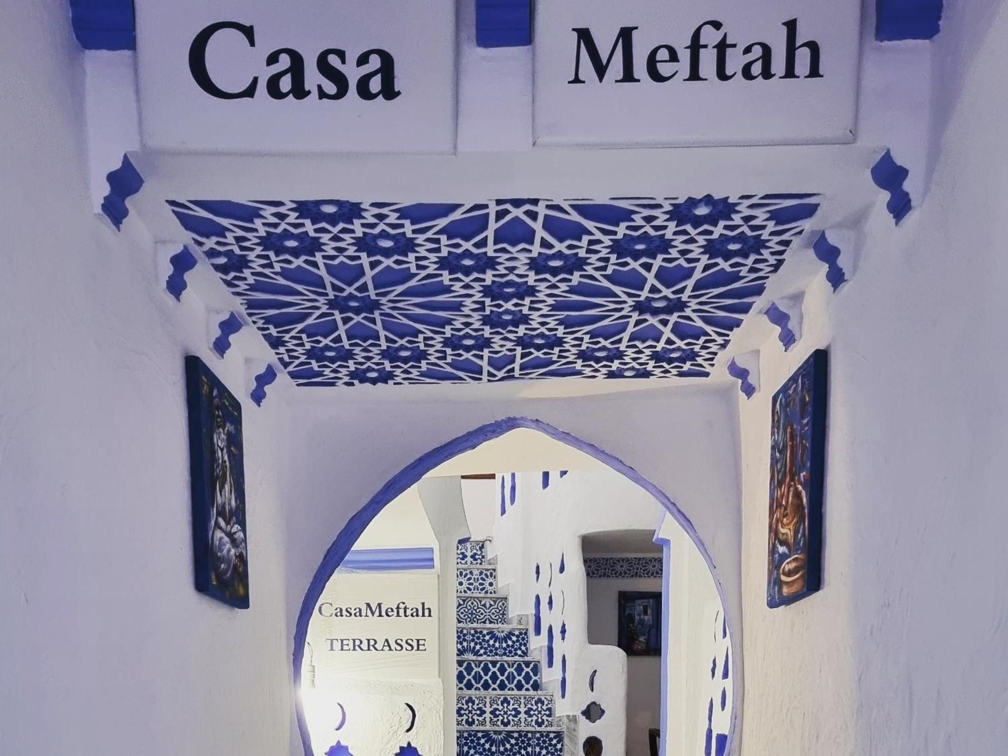 Casa Meftah Blue Apartman Chefchaouen Kültér fotó
