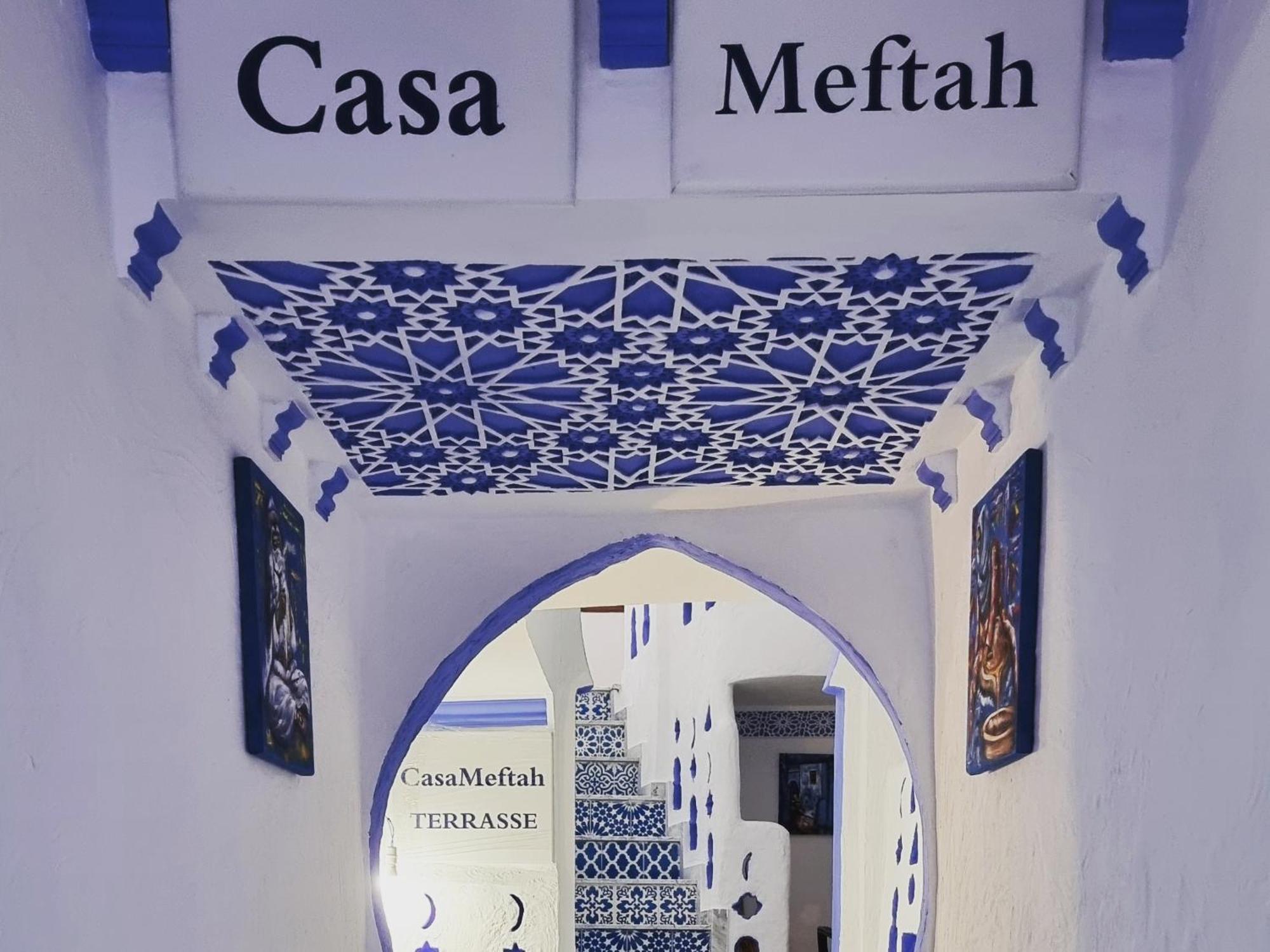 Casa Meftah Blue Apartman Chefchaouen Szoba fotó